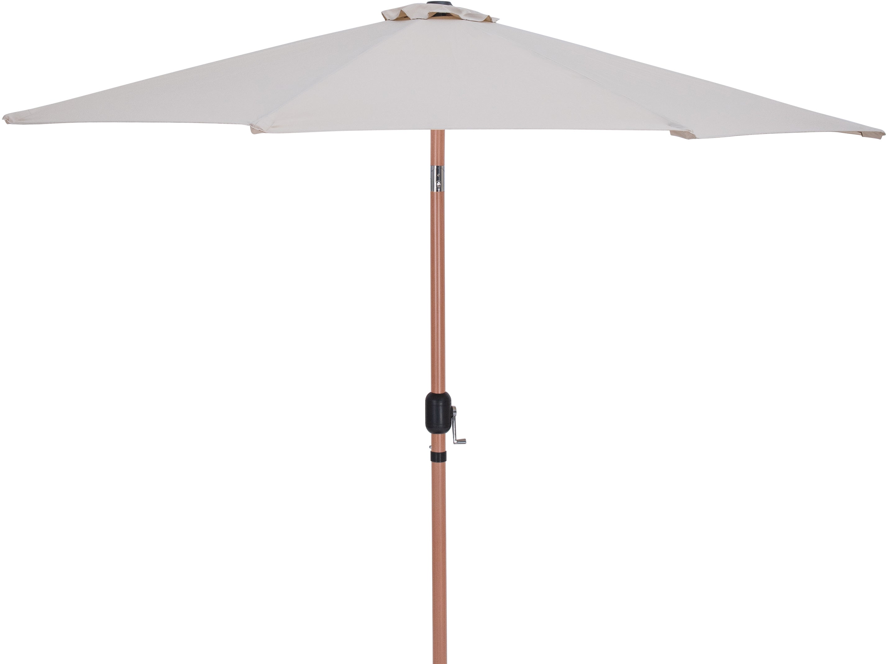 Fiji Water Resistant Fabric And Aluminum Patio Umbrella With Base Set