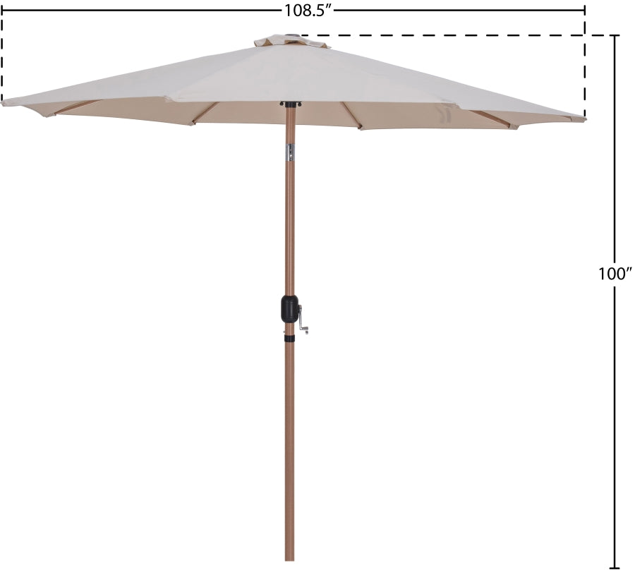 Fiji Water Resistant Fabric And Aluminum Patio Umbrella