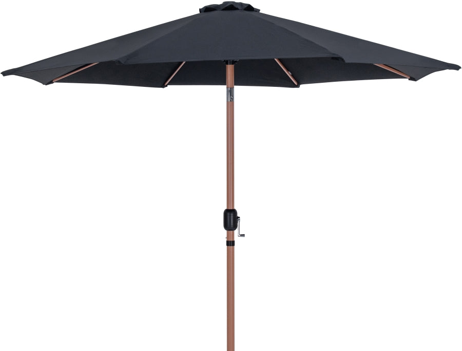 Fiji Water Resistant Fabric And Aluminum Patio Umbrella With Base Set