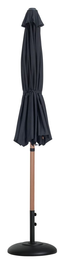 Fiji Water Resistant Fabric And Aluminum Patio Umbrella With Base Set