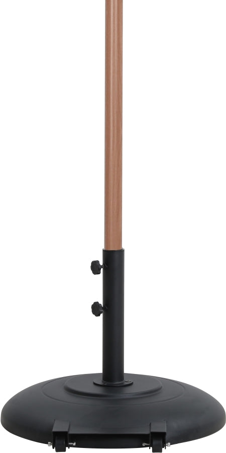 Fiji Water Resistant Fabric And Aluminum Patio Umbrella With Base Set