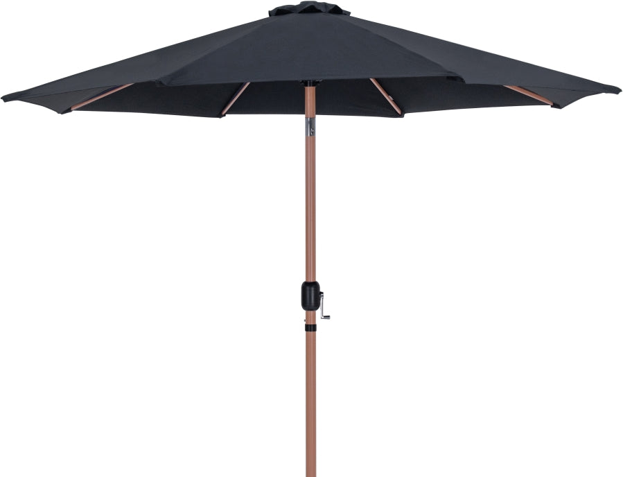 Fiji Water Resistant Fabric And Aluminum Patio Umbrella With Base Set