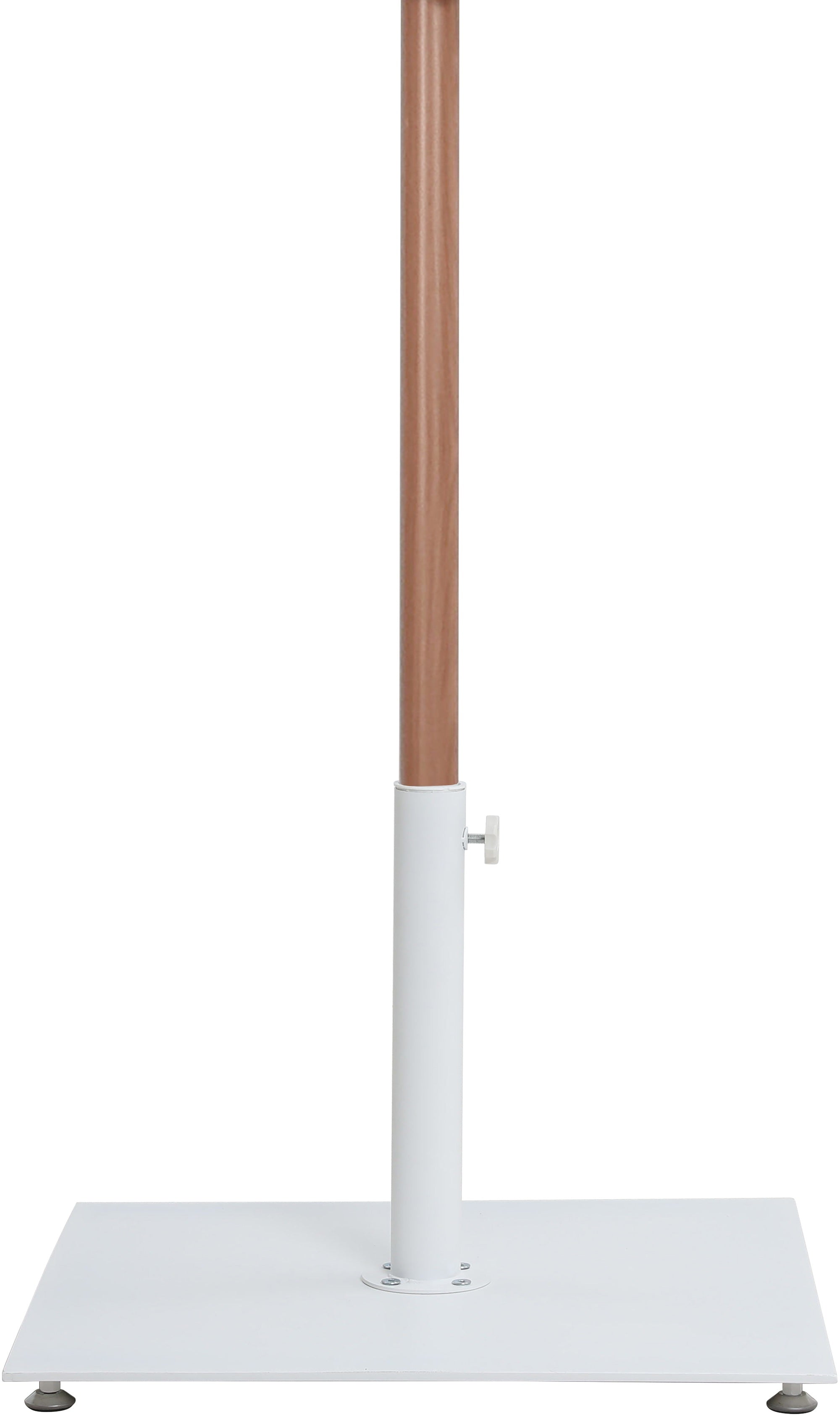 Fiji Water Resistant Fabric And Aluminum Patio Umbrella With Base Set