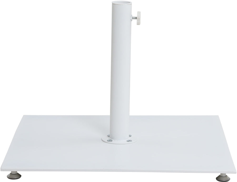 Fiji Water Resistant Fabric And Aluminum Patio Umbrella With Base Set