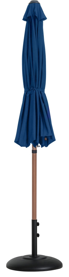 Fiji Water Resistant Fabric And Aluminum Patio Umbrella With Base Set