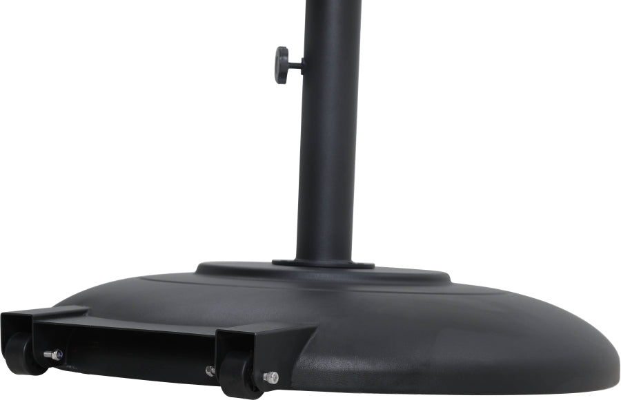 Fiji Water Resistant Fabric And Aluminum Patio Umbrella With Base Set