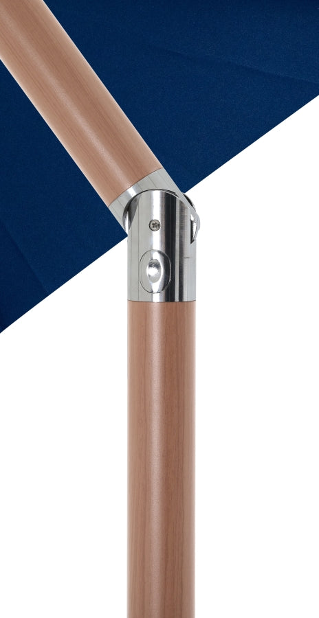 Fiji Water Resistant Fabric And Aluminum Patio Umbrella With Base Set