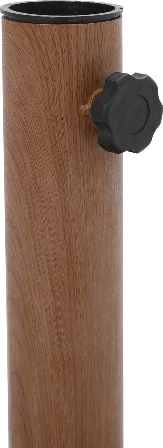 Fiji Water Resistant Fabric And Aluminum Patio Umbrella With Base Set