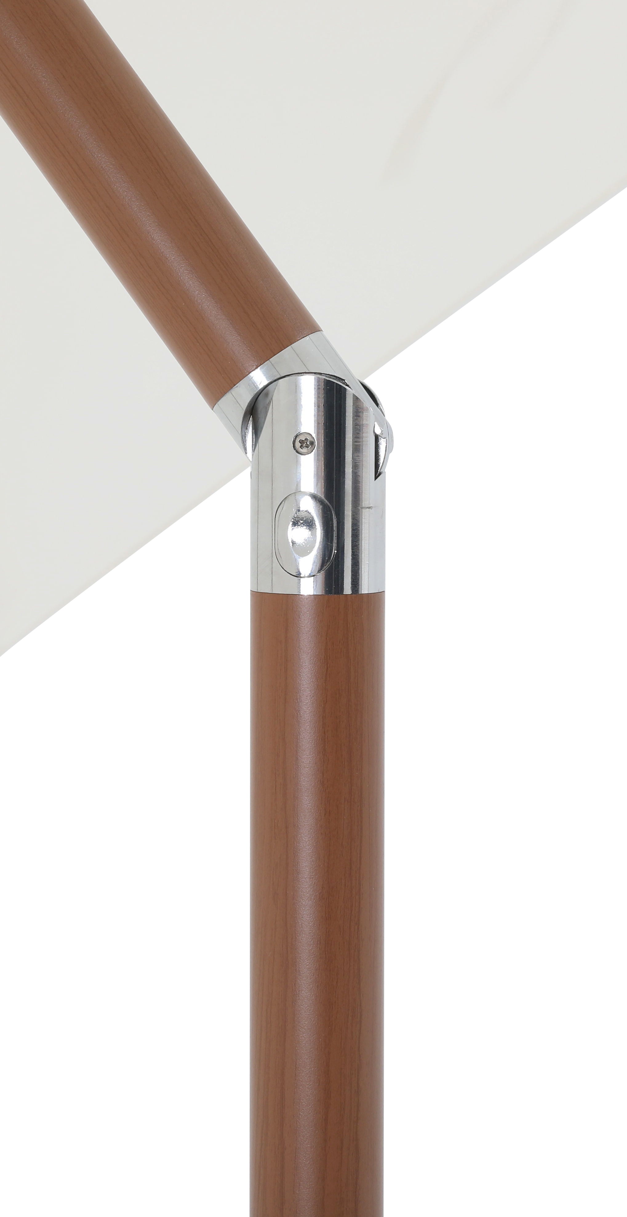 Fiji Water Resistant Fabric And Aluminum Patio Umbrella With Base Set