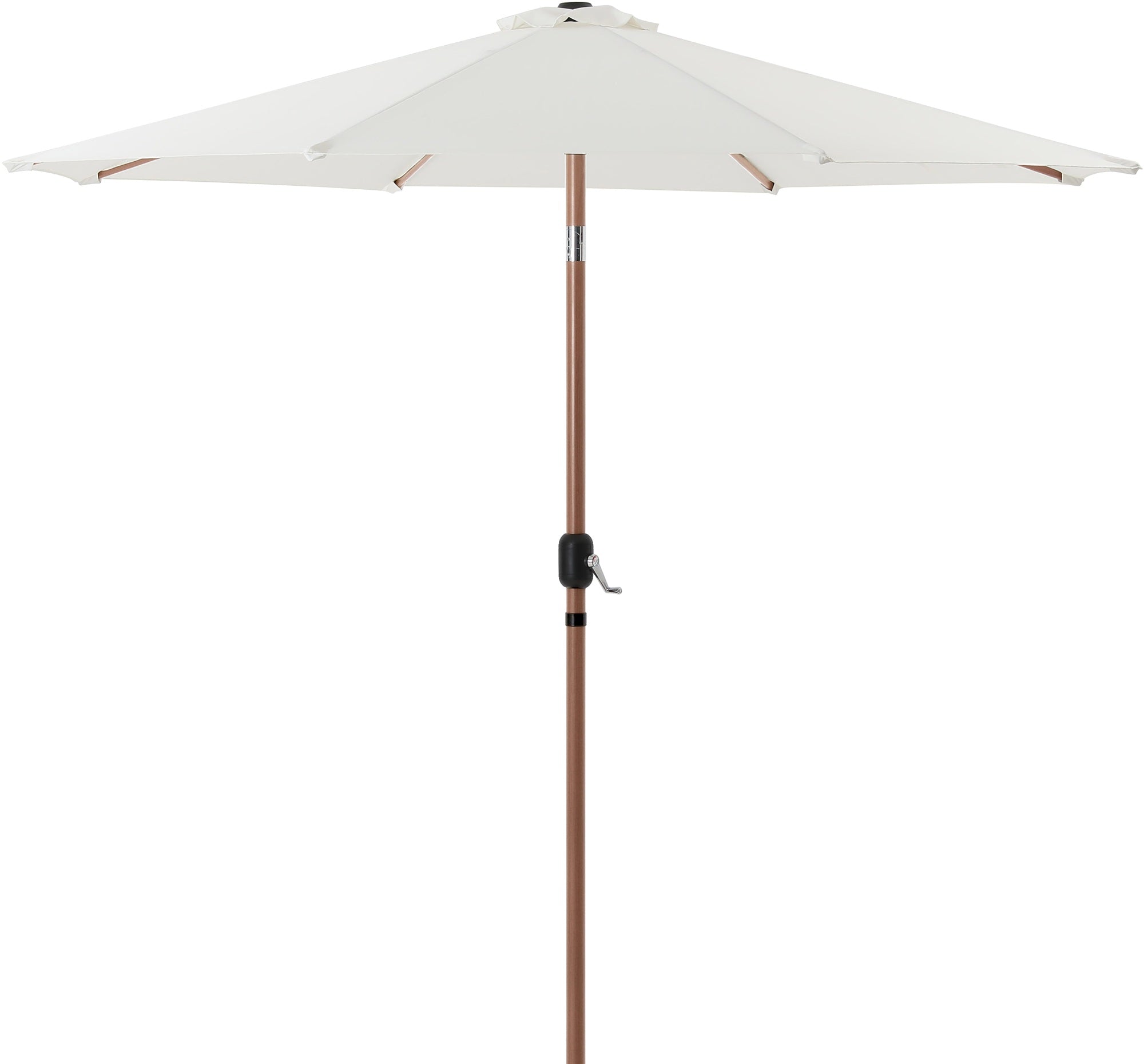 Fiji Water Resistant Fabric And Aluminum Patio Umbrella With Base Set
