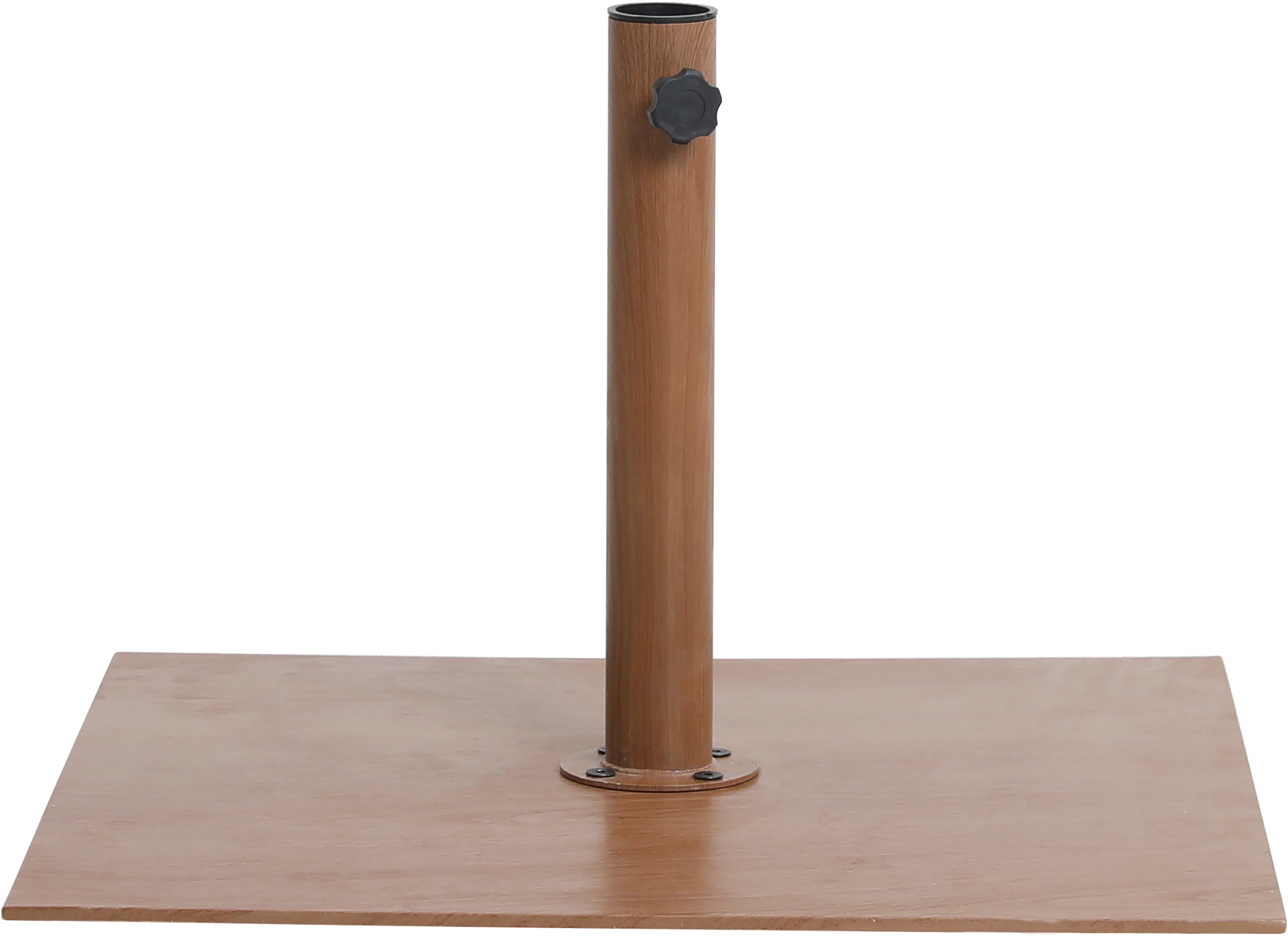 Fiji Water Resistant Fabric And Aluminum Patio Umbrella With Base Set