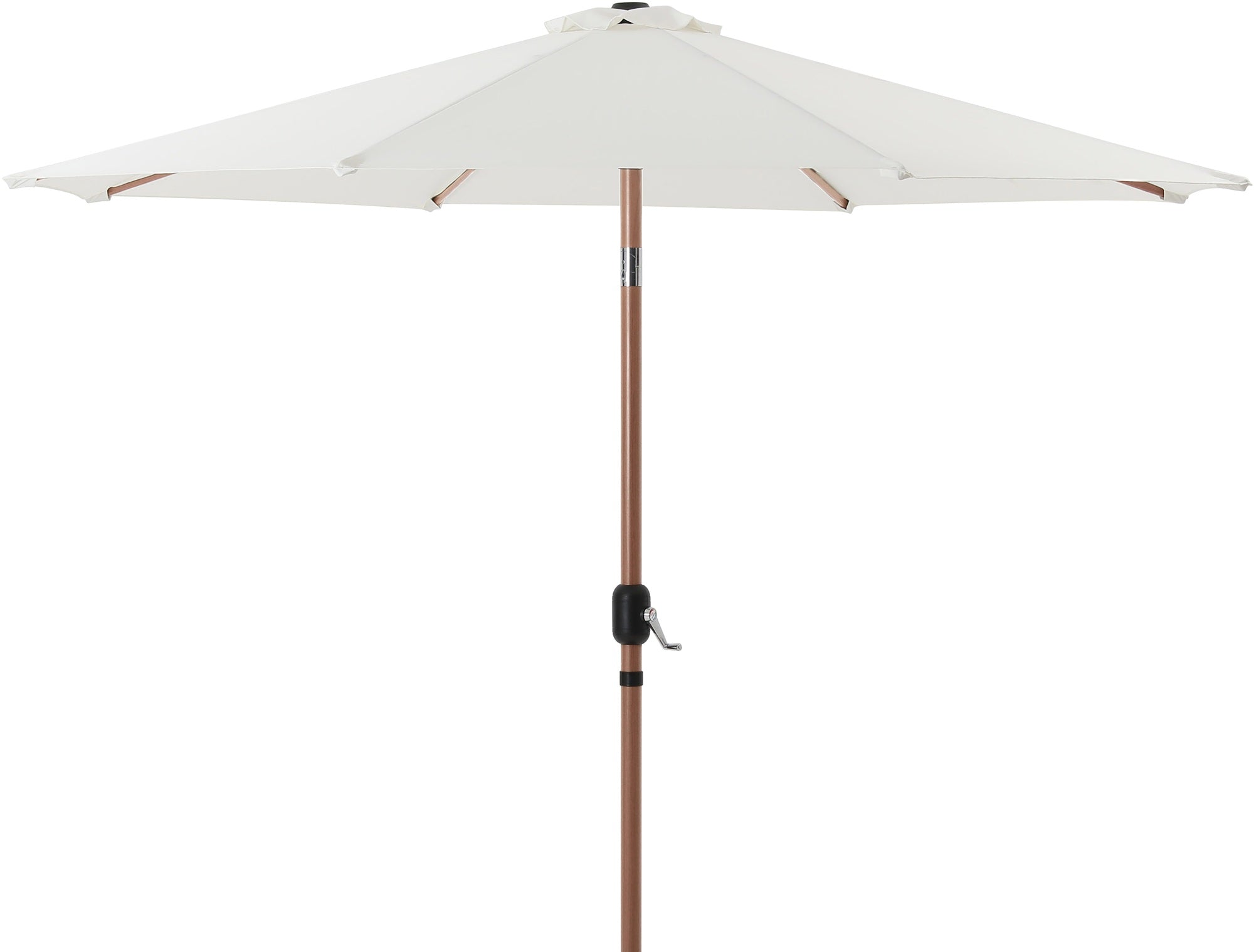 Fiji Water Resistant Fabric And Aluminum Patio Umbrella With Base Set