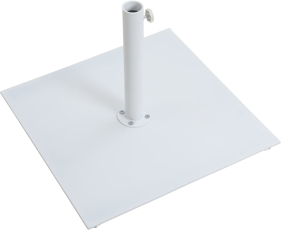 Fiji Water Resistant Fabric And Aluminum Patio Umbrella With Base Set