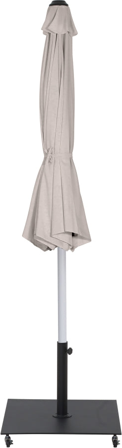 Fiji Water Resistant Fabric And Aluminum Patio Umbrella With Base Set