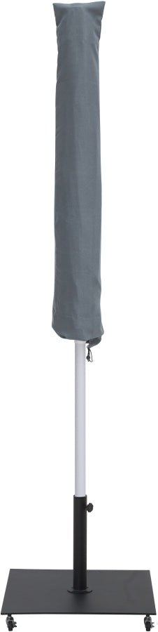 Fiji Water Resistant Fabric And Aluminum Patio Umbrella With Base Set