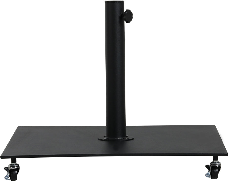 Fiji Water Resistant Fabric And Aluminum Patio Umbrella With Base Set