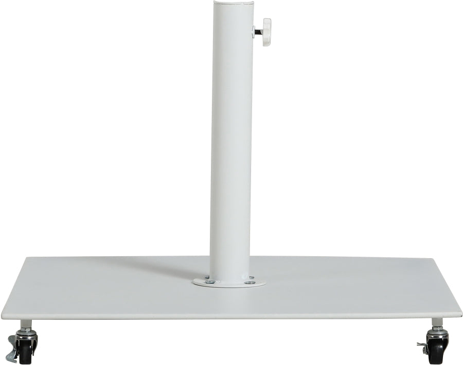 Fiji Water Resistant Fabric And Aluminum Patio Umbrella With Base Set