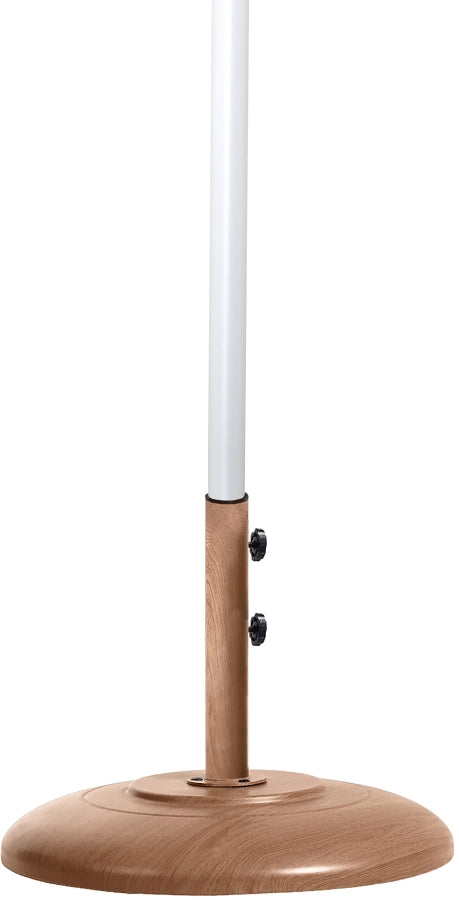 Fiji Water Resistant Fabric And Aluminum Patio Umbrella With Base Set