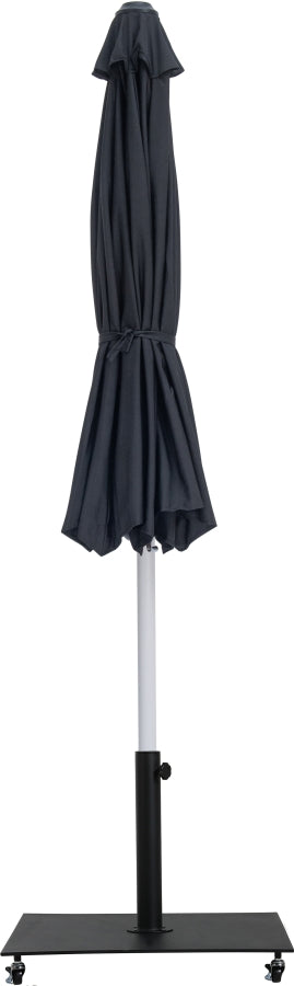 Fiji Water Resistant Fabric And Aluminum Patio Umbrella With Base Set