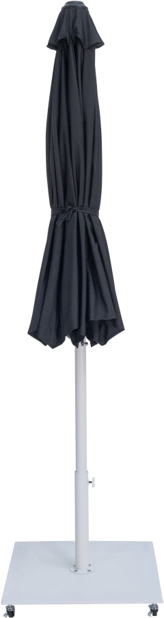 Fiji Water Resistant Fabric And Aluminum Patio Umbrella With Base Set