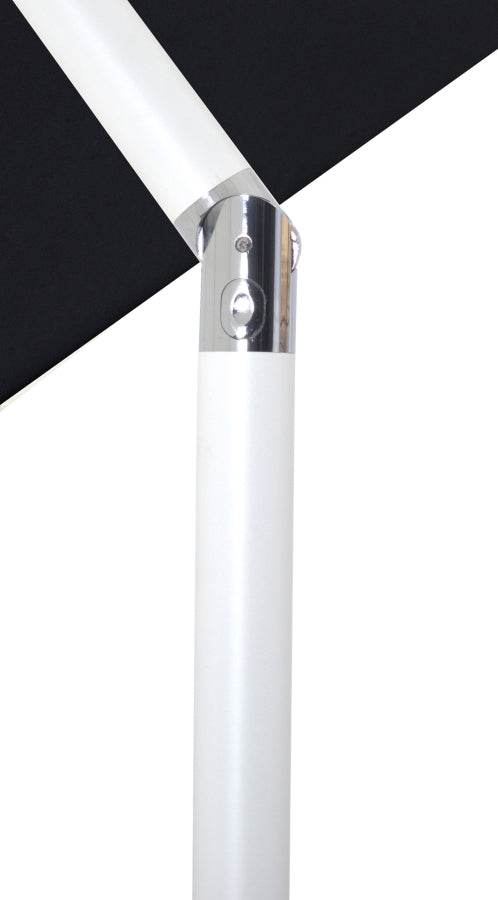 Fiji Water Resistant Fabric And Aluminum Patio Umbrella With Base Set