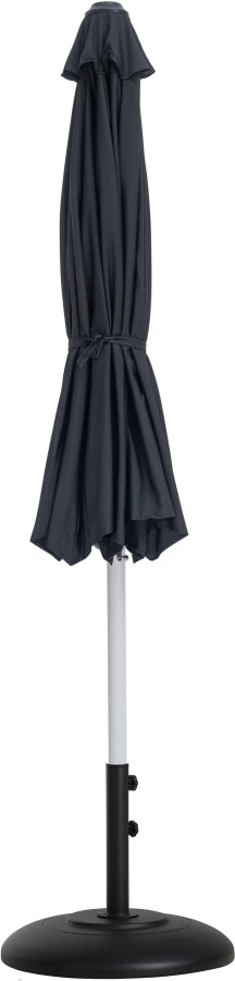 Fiji Water Resistant Fabric And Aluminum Patio Umbrella With Base Set