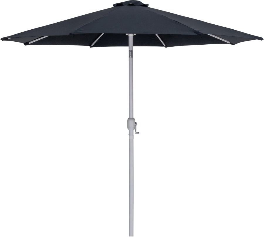 Fiji Water Resistant Fabric And Aluminum Patio Umbrella With Base Set