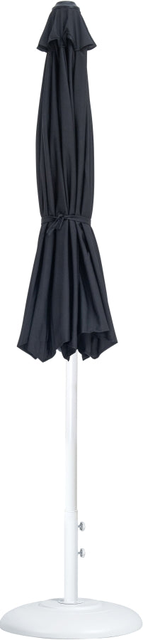 Fiji Water Resistant Fabric And Aluminum Patio Umbrella With Base Set