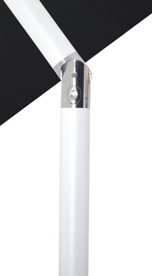 Fiji Water Resistant Fabric And Aluminum Patio Umbrella With Base Set