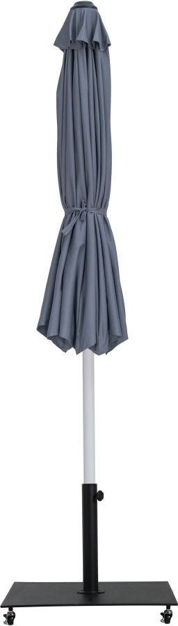 Fiji Water Resistant Fabric And Aluminum Patio Umbrella With Base Set