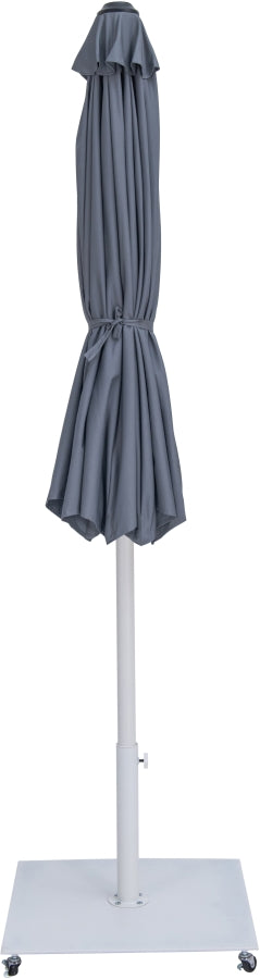 Fiji Water Resistant Fabric And Aluminum Patio Umbrella With Base Set