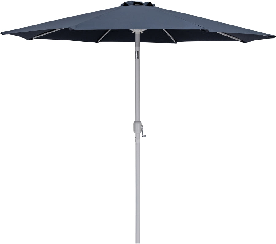Fiji Water Resistant Fabric And Aluminum Patio Umbrella With Base Set