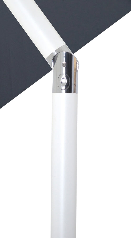 Fiji Water Resistant Fabric And Aluminum Patio Umbrella With Base Set