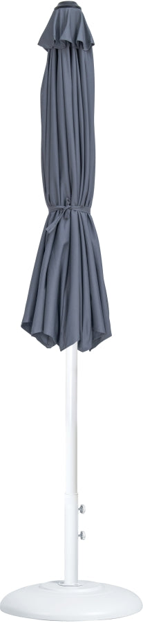 Fiji Water Resistant Fabric And Aluminum Patio Umbrella With Base Set