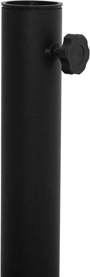 Fiji Water Resistant Fabric And Aluminum Patio Umbrella With Base Set