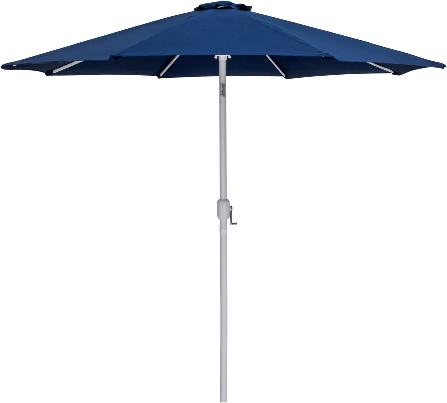 Fiji Water Resistant Fabric And Aluminum Patio Umbrella With Base Set