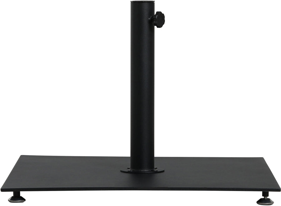 Fiji Water Resistant Fabric And Aluminum Patio Umbrella With Base Set