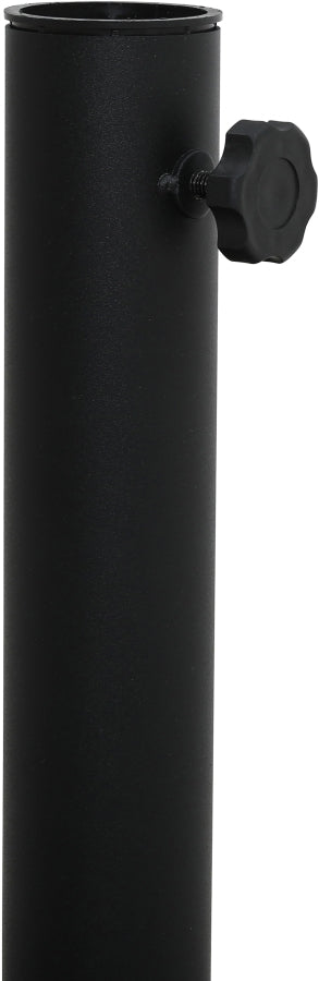 Fiji Water Resistant Fabric And Aluminum Patio Umbrella With Base Set