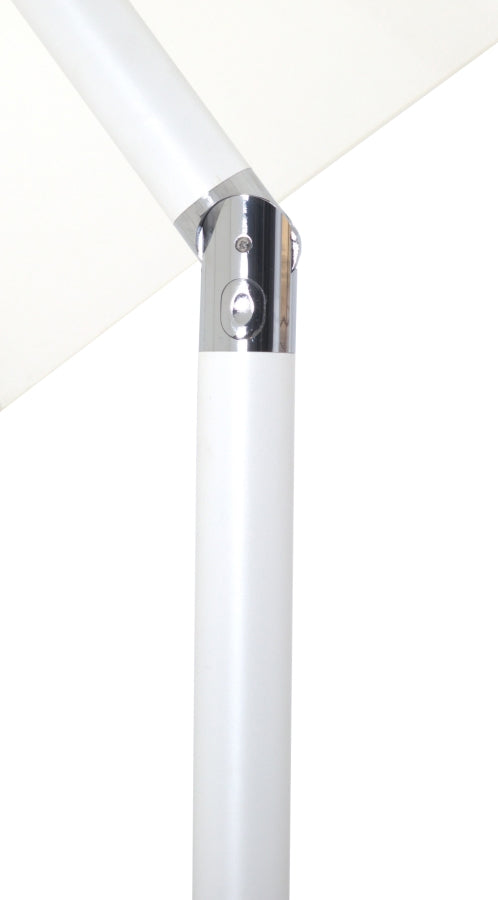 Fiji Water Resistant Fabric And Aluminum Patio Umbrella With Base Set