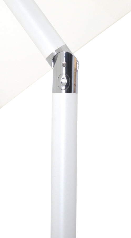 Fiji Water Resistant Fabric And Aluminum Patio Umbrella With Base Set