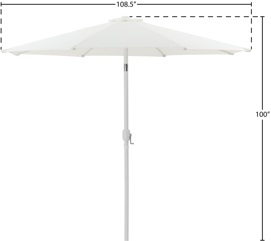 Fiji Water Resistant Fabric And Aluminum Patio Umbrella