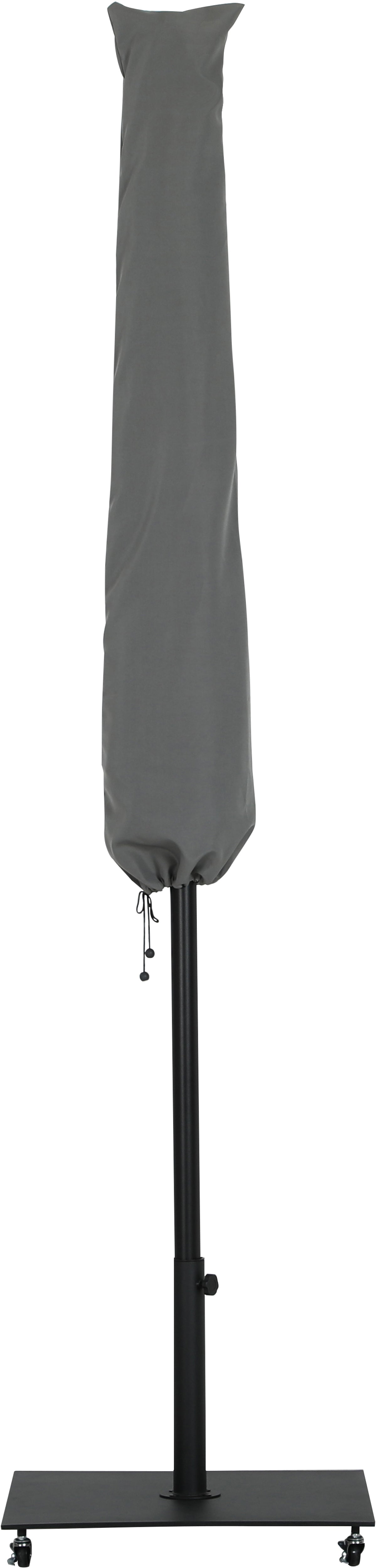 Fiji Water Resistant Fabric And Aluminum Patio Umbrella With Base Set