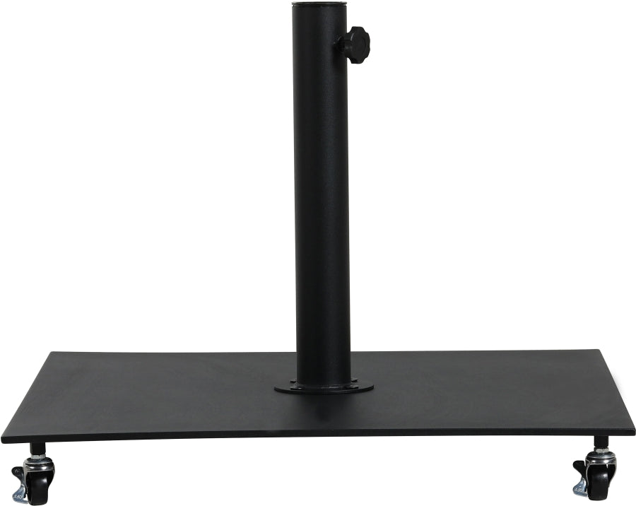 Fiji Water Resistant Fabric And Aluminum Patio Umbrella With Base Set