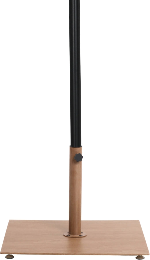 Fiji Water Resistant Fabric And Aluminum Patio Umbrella With Base Set