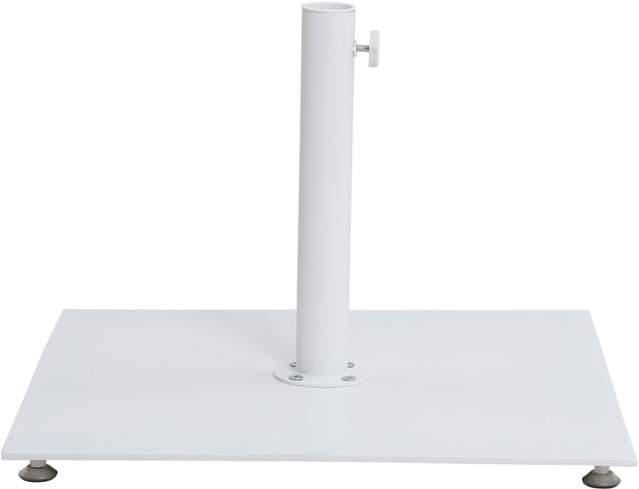 Fiji Water Resistant Fabric And Aluminum Patio Umbrella With Base Set