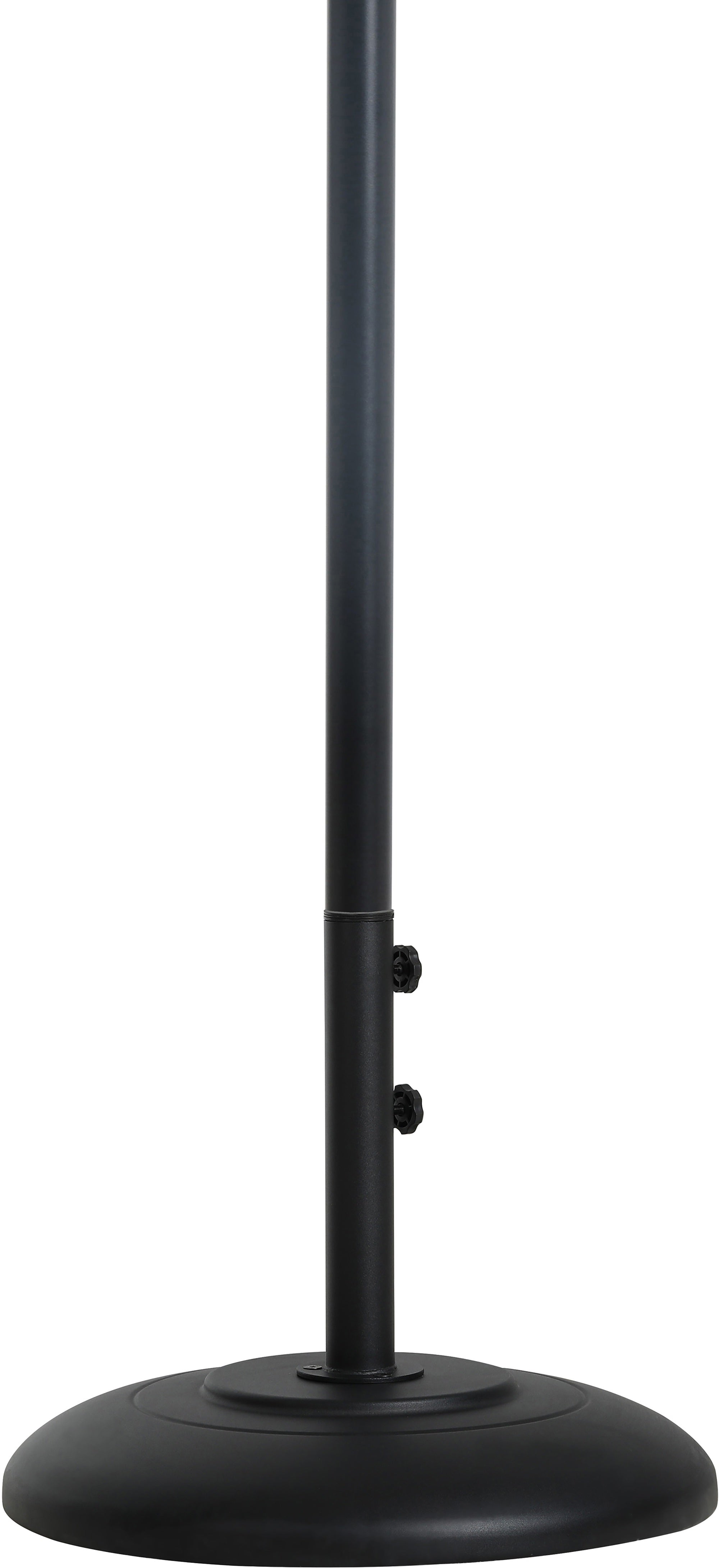 Fiji Water Resistant Fabric And Aluminum Patio Umbrella With Base Set