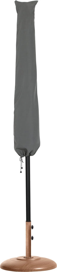 Fiji Water Resistant Fabric And Aluminum Patio Umbrella With Base Set