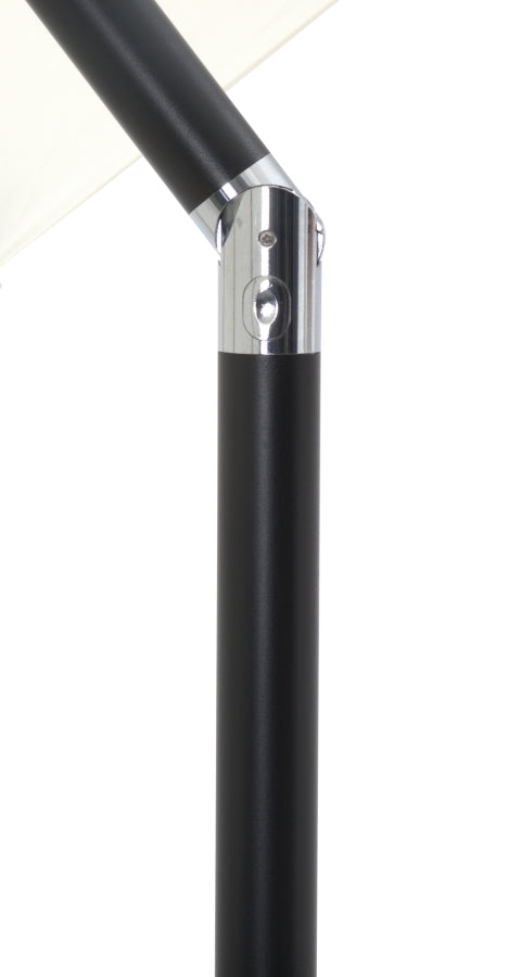 Fiji Water Resistant Fabric And Aluminum Patio Umbrella With Base Set