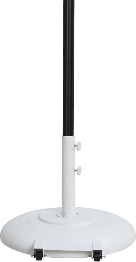 Fiji Water Resistant Fabric And Aluminum Patio Umbrella With Base Set