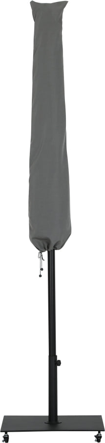 Fiji Water Resistant Fabric And Aluminum Patio Umbrella With Base Set